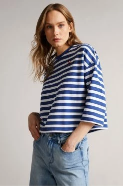 Ted Baker Mmorra Blue Stripe Top -TED BAKER Sales Store unnamed file 2162