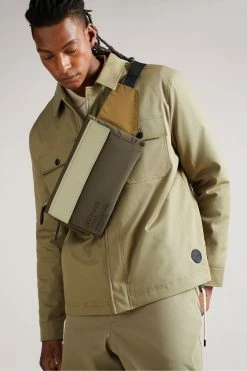 Ted Baker Feddy Khaki Green Colourblock Bumbag 12 Ted Baker Feddy Khaki Green Colourblock Bumbag -TED BAKER Sales Store unnamed file 218