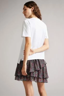 Ted Baker White Dainno Good Life Graphic T-Shirt -TED BAKER Sales Store unnamed file 2181