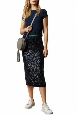 Ted Baker Blue Calmin Fitted T-Shirt -TED BAKER Sales Store unnamed file 2188