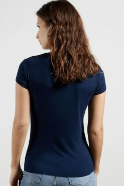 Ted Baker Blue Calmin Fitted T-Shirt -TED BAKER Sales Store unnamed file 2190