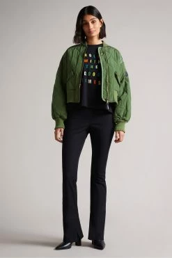 Ted Baker Laurenx Black Roll With The Good Times Graphic T-Shirt -TED BAKER Sales Store unnamed file 2208