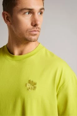 Ted Baker Dalas Lime Green Short Sleeve Heavy Weight Relaxed Fit T-Shirt -TED BAKER Sales Store unnamed file 2214