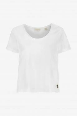 Ted Baker White Miarna V-Neck Easy Fit T-Shirt -TED BAKER Sales Store unnamed file 2227