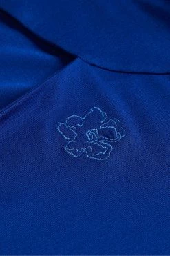 Ted Baker Gerbela Blue Square Neck Short Sleeve Top -TED BAKER Sales Store unnamed file 2245