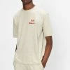 Ted Baker Natural Champa Short Sleeve Oversized Branded T-Shirt -TED BAKER Sales Store unnamed file 2273