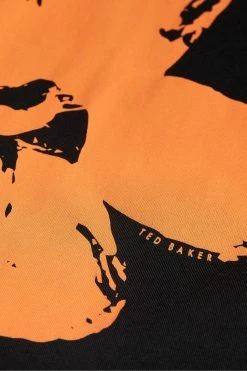 Ted Baker Polpero Black Short Sleeve Heavyweight Relaxed Fit Graphic T-Shirt -TED BAKER Sales Store unnamed file 2301