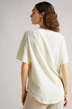 Ted Baker Cream Jersey T-Shirt 9 Ted Baker Cream Jersey T-Shirt -TED BAKER Sales Store unnamed file 2305