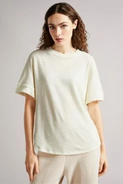 Ted Baker Cream Jersey T-Shirt 13 Ted Baker Cream Jersey T-Shirt -TED BAKER Sales Store unnamed file 2309