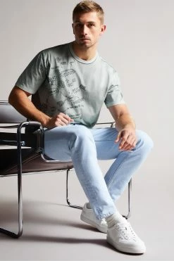 Ted Baker Nude Parbrk Mib Rave Doodle T-Shirt 8 Ted Baker Nude Parbrk Mib Rave Doodle T-Shirt -TED BAKER Sales Store unnamed file 2323