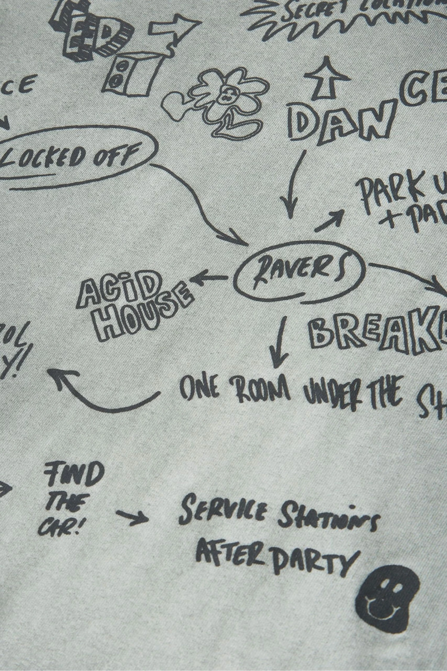 Ted Baker Nude Parbrk Mib Rave Doodle T-Shirt 5 Ted Baker Nude Parbrk Mib Rave Doodle T-Shirt - Image 3