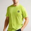 Ted Baker Roding Lime Green Short Sleeve Active Quick Dry T-Shirt -TED BAKER Sales Store unnamed file 2327