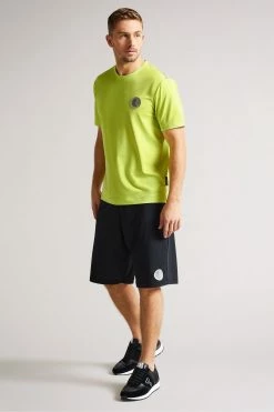 Ted Baker Roding Lime Green Short Sleeve Active Quick Dry T-Shirt -TED BAKER Sales Store unnamed file 2329