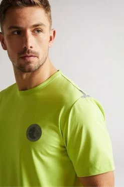 Ted Baker Roding Lime Green Short Sleeve Active Quick Dry T-Shirt -TED BAKER Sales Store unnamed file 2330