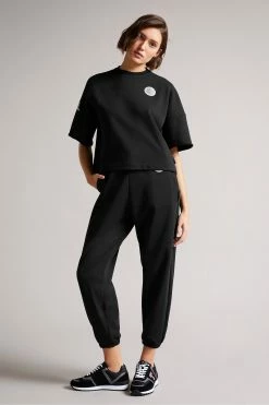 Ted Baker Debrie Black Raw Cut Active Top -TED BAKER Sales Store unnamed file 2335