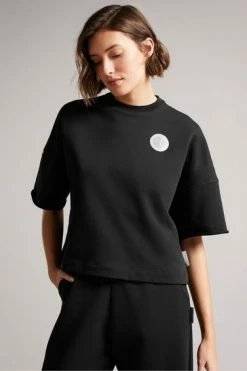 Ted Baker Debrie Black Raw Cut Active Top -TED BAKER Sales Store unnamed file 2338