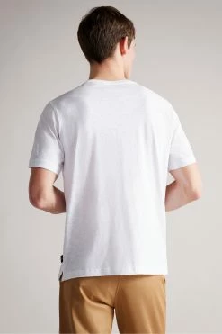 Ted Baker Coniger White Graphic T-Shirt -TED BAKER Sales Store unnamed file 2363