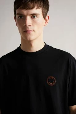 Ted Baker Merchnt Black Transfer Printed T-Shirt -TED BAKER Sales Store unnamed file 2400