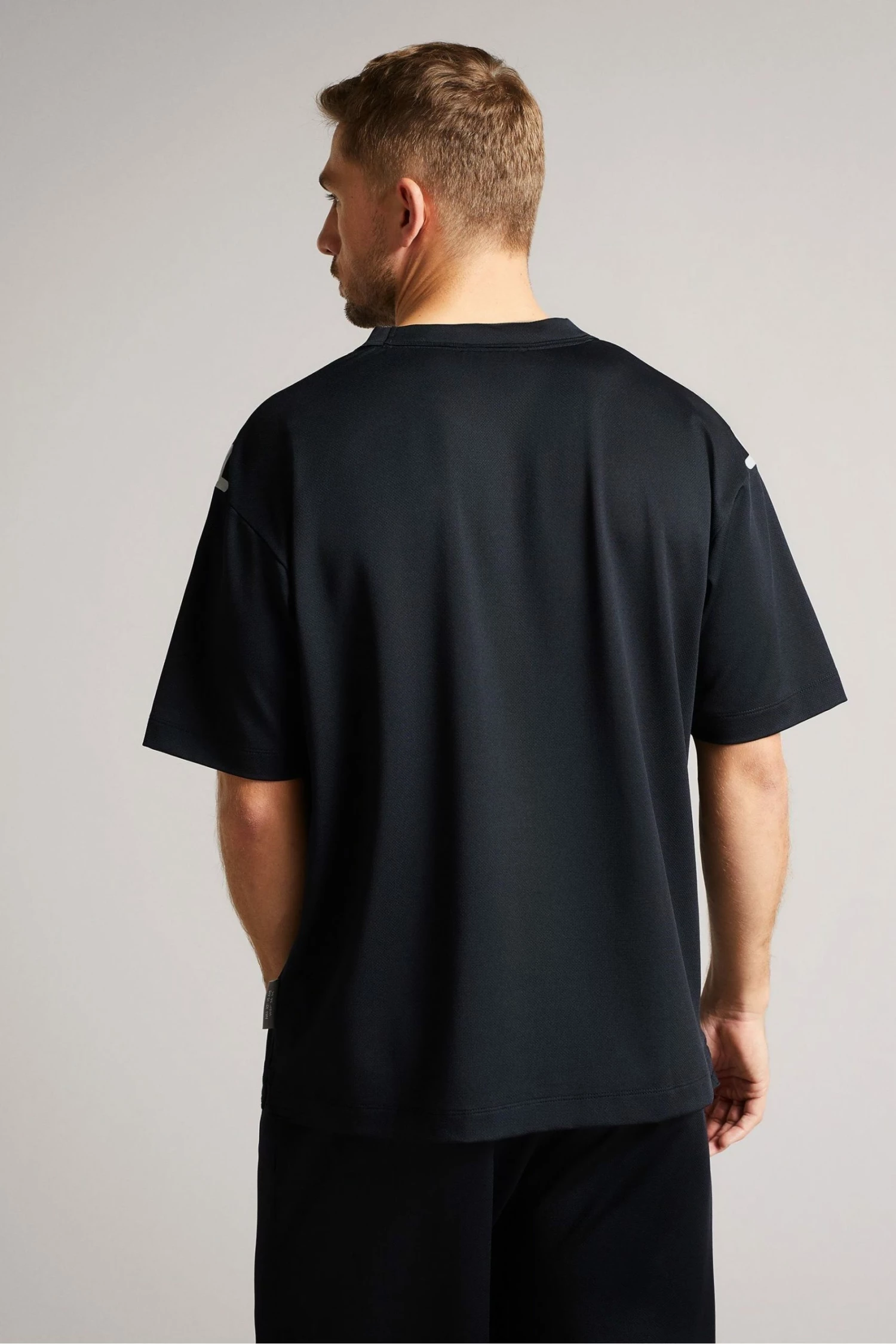 Ted Baker Black Active Relaxed Quick Dry T-Shirt 4 Ted Baker Black Active Relaxed Quick Dry T-Shirt - Image 2