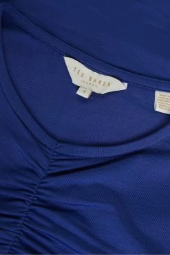 Ted Baker Blue Ruched Front Top -TED BAKER Sales Store unnamed file 2463