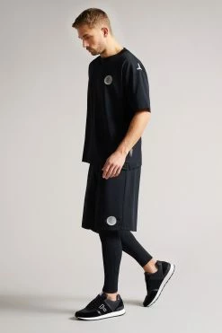 Ted Baker Black Magsock Active Relaxed Quick Dry T-Shirt 11 Ted Baker Black Magsock Active Relaxed Quick Dry T-Shirt -TED BAKER Sales Store unnamed file 2473