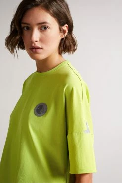 Ted Baker Bright Green Glianas Mesh Jersey T-Shirt -TED BAKER Sales Store unnamed file 2480