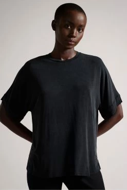 Ted Baker Black Cupro T-Shirt