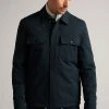 Ted Baker Roster Blue Cavalry Twill Wadded Jacket -TED BAKER Sales Store unnamed file 2516
