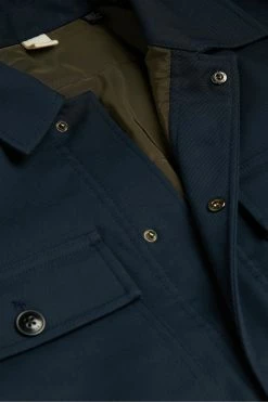 Ted Baker Roster Blue Cavalry Twill Wadded Jacket -TED BAKER Sales Store unnamed file 2520