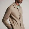 Ted Baker Bower Tan Brown Heavyweight Wool Jacket 1 Ted Baker Bower Tan Brown Heavyweight Wool Jacket -TED BAKER Sales Store unnamed file 2534