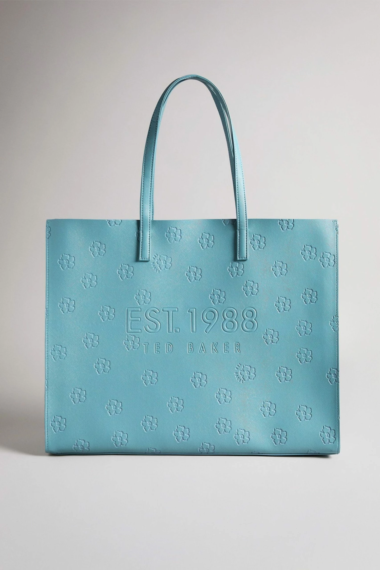 Ted Baker Blue Luelcon Ew Debossed Floral Icon Bag 3 Ted Baker Blue Luelcon Ew Debossed Floral Icon Bag