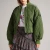 Ted Baker Green Aelexis Onion Quilted Bomber Jacket -TED BAKER Sales Store unnamed file 2540
