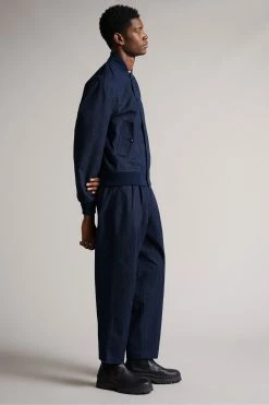 Ted Baker Conham Blue Denim Look Bomber Jacket 9 Ted Baker Conham Blue Denim Look Bomber Jacket -TED BAKER Sales Store unnamed file 2560