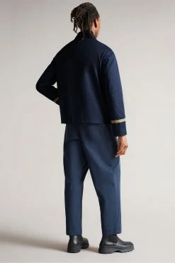 Ted Baker Dk-Navy Blue Hertfod Short Bonded Mac -TED BAKER Sales Store unnamed file 2583