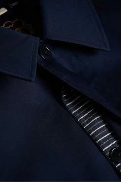 Ted Baker Dk-Navy Blue Marden Short Bonded Jacket -TED BAKER Sales Store unnamed file 2626