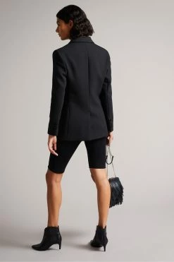 Ted Baker Black Blayce Double Breasted Peaked Lapel Blazer -TED BAKER Sales Store unnamed file 2631