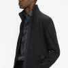 Ted Baker Black Univers Paneled Bomber Jacket -TED BAKER Sales Store unnamed file 2635