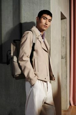 Best Seller 9 Ted Baker Grey Lowca Suede Biker Jacket