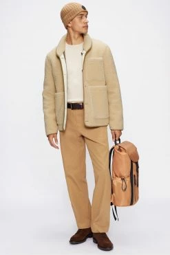 Ted Baker Activst Reversible Borg White Jacket -TED BAKER Sales Store unnamed file 2656