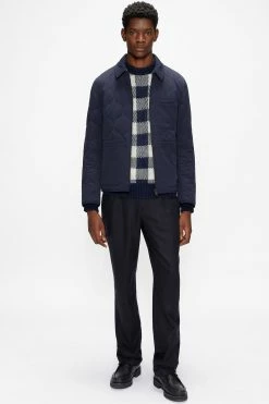 Ted Baker Blue Schuss Reversible Quilted Jacket -TED BAKER Sales Store unnamed file 2661