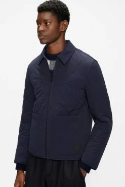 Ted Baker Blue Schuss Reversible Quilted Jacket -TED BAKER Sales Store unnamed file 2664