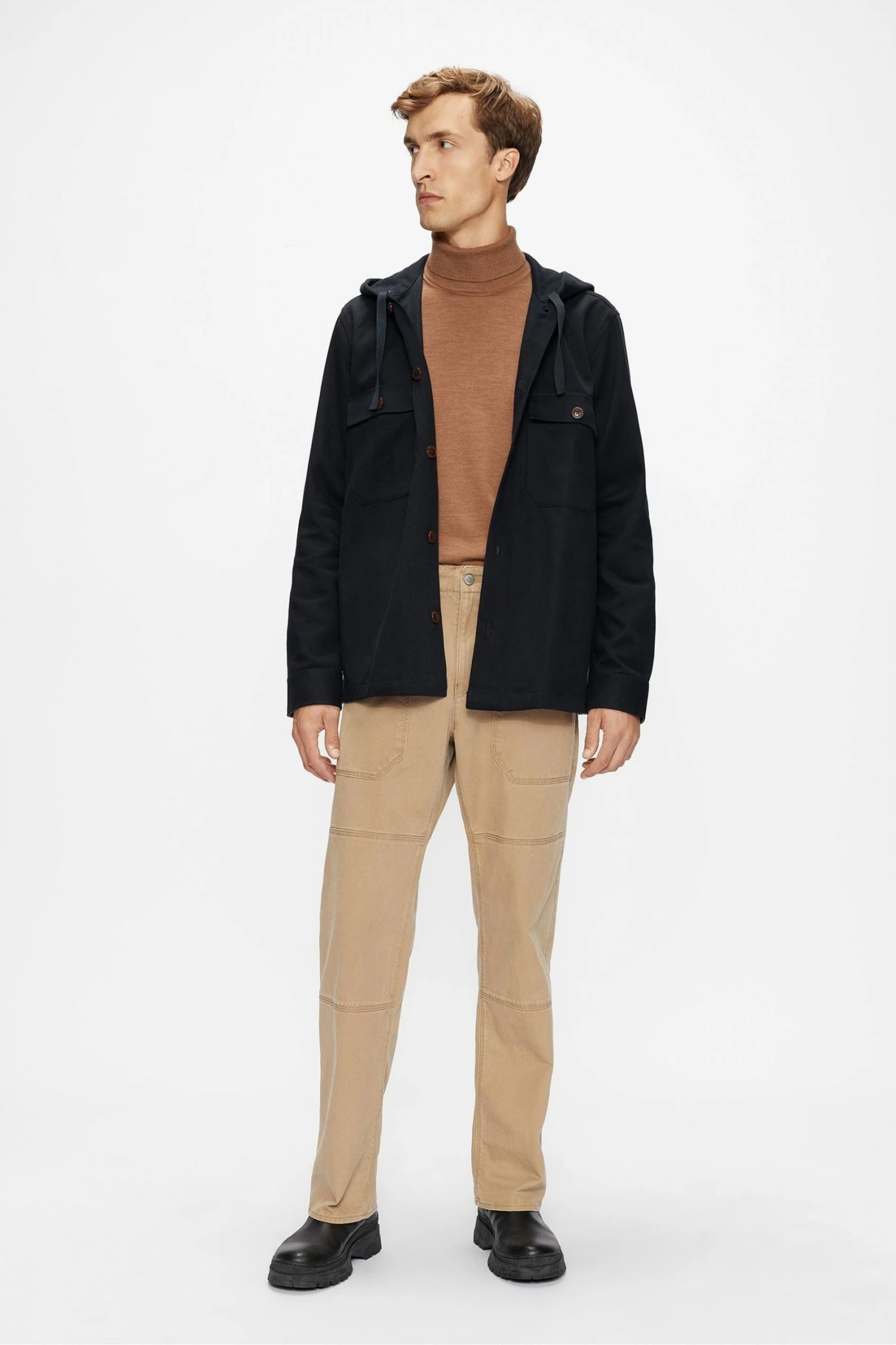 Ted Baker Marking Ls Hooded Shacket 5 Ted Baker Marking Ls Hooded Shacket - Image 3