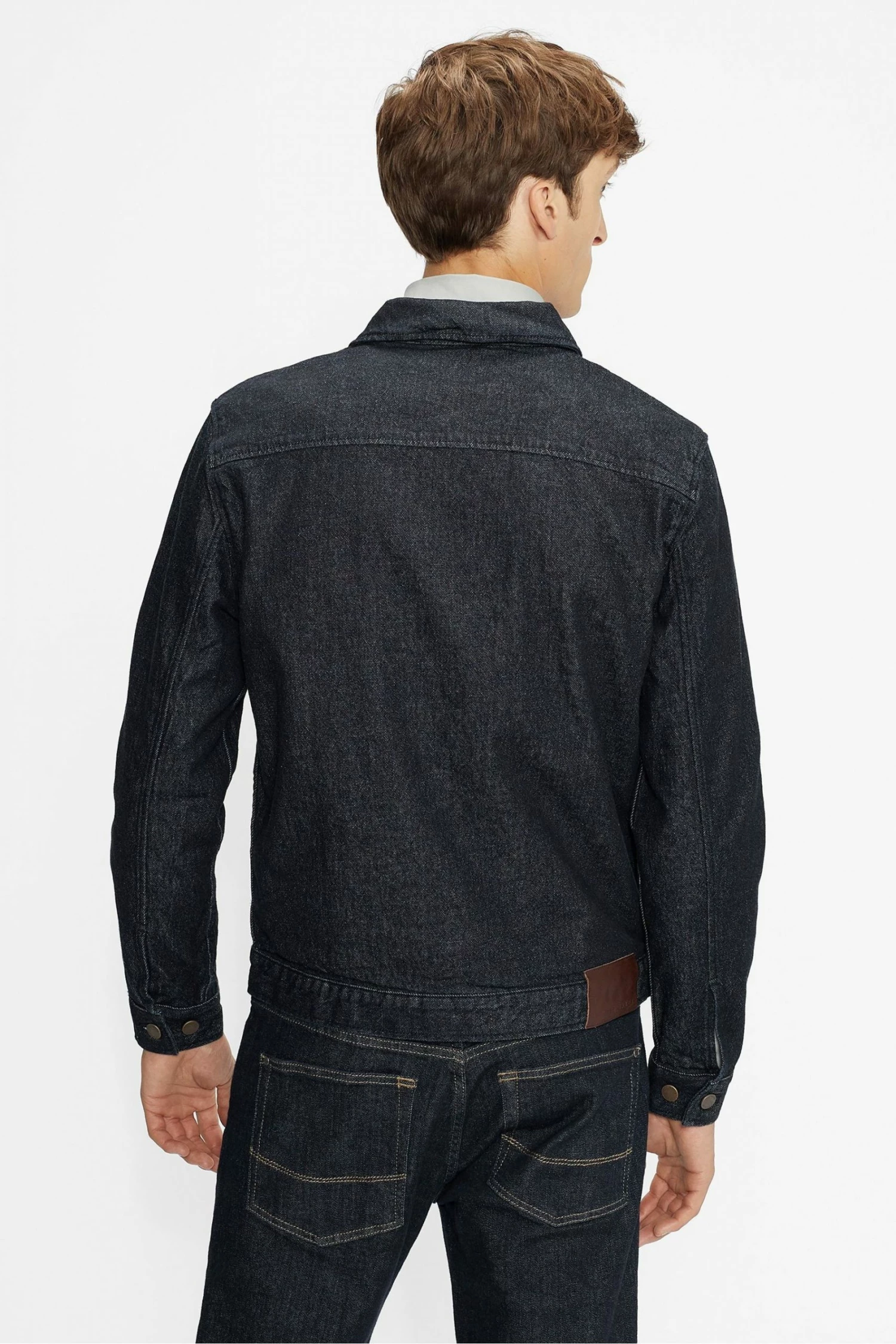 Ted Baker Blue Guitar Rinse Wash Raw Denim Jacket 4 Ted Baker Blue Guitar Rinse Wash Raw Denim Jacket - Image 2