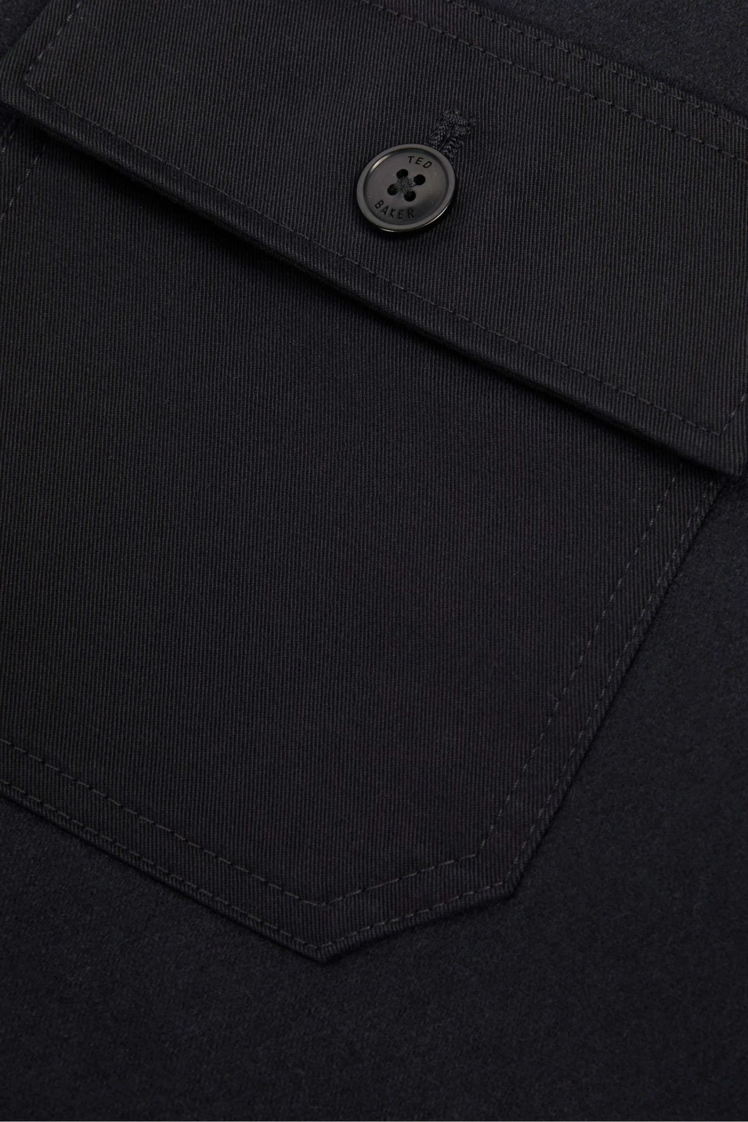 Ted Baker Mens Blue Jansky Bonded Wool Jacket 7 Ted Baker Mens Blue Jansky Bonded Wool Jacket - Image 5