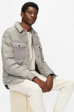 Ted Baker Mens Grey Velosty Quilted Overshirt 13 Ted Baker Mens Grey Velosty Quilted Overshirt -TED BAKER Sales Store unnamed file 2692