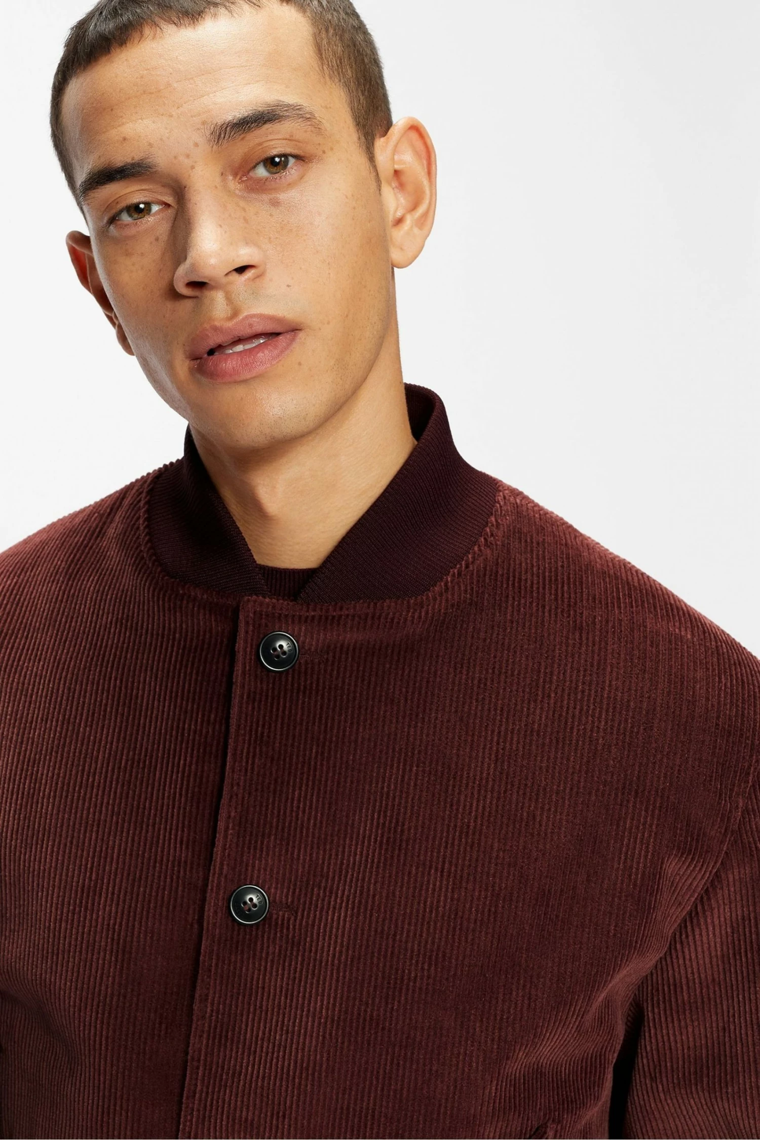 Ted Baker Mens Purple Planett Jumbo Cord Bomber Jacket 6 Ted Baker Mens Purple Planett Jumbo Cord Bomber Jacket - Image 4