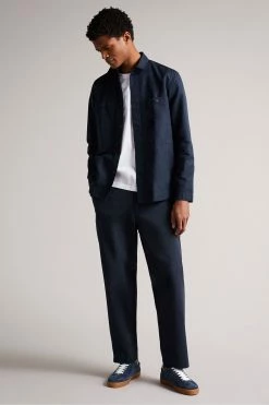 Ted Baker Amoret Navy Harrington Shacket -TED BAKER Sales Store unnamed file 2730