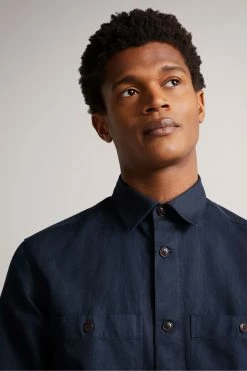 Ted Baker Amoret Navy Harrington Shacket -TED BAKER Sales Store unnamed file 2731