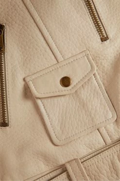 Ted Baker Valerii Ivory Oversized Biker Jacket -TED BAKER Sales Store unnamed file 2738