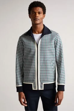 Ted Baker Scotby Navy Reversible Harrington Jacket -TED BAKER Sales Store unnamed file 2748